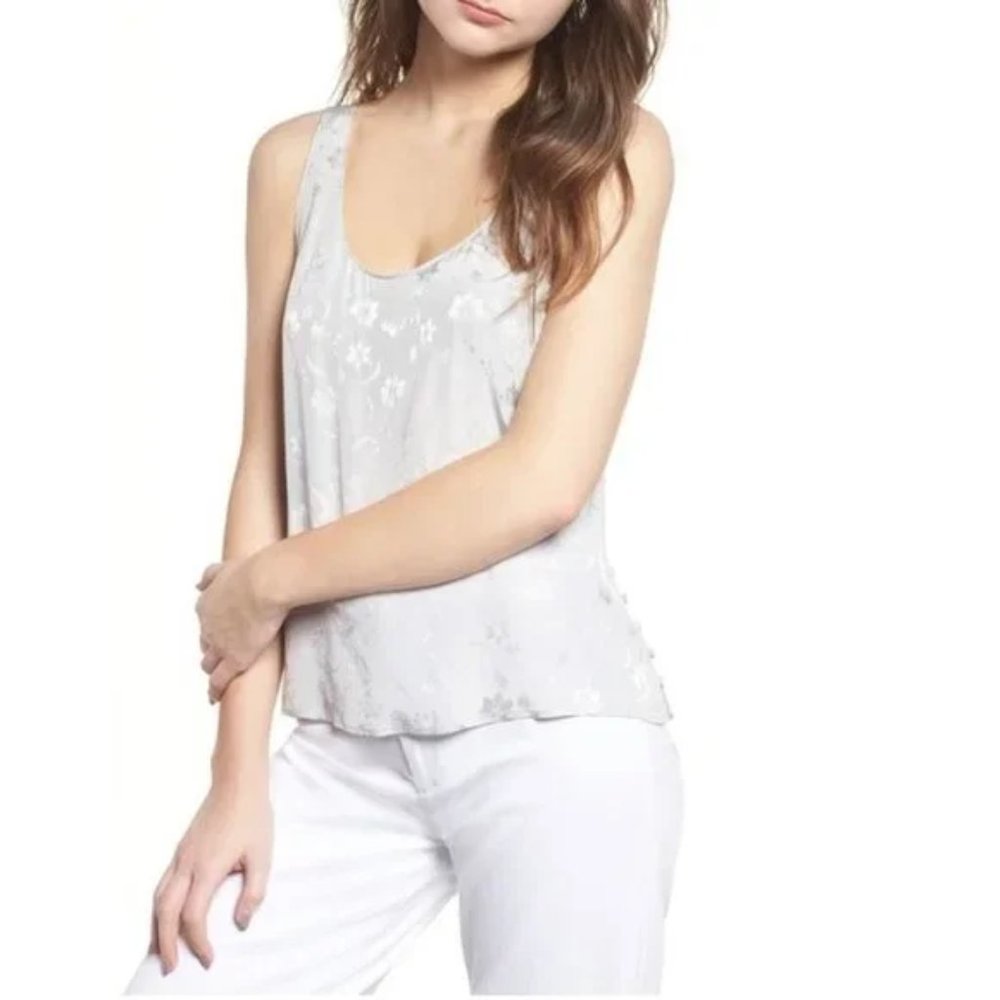 Chelsea28 Jacquard Side Button Tank Top